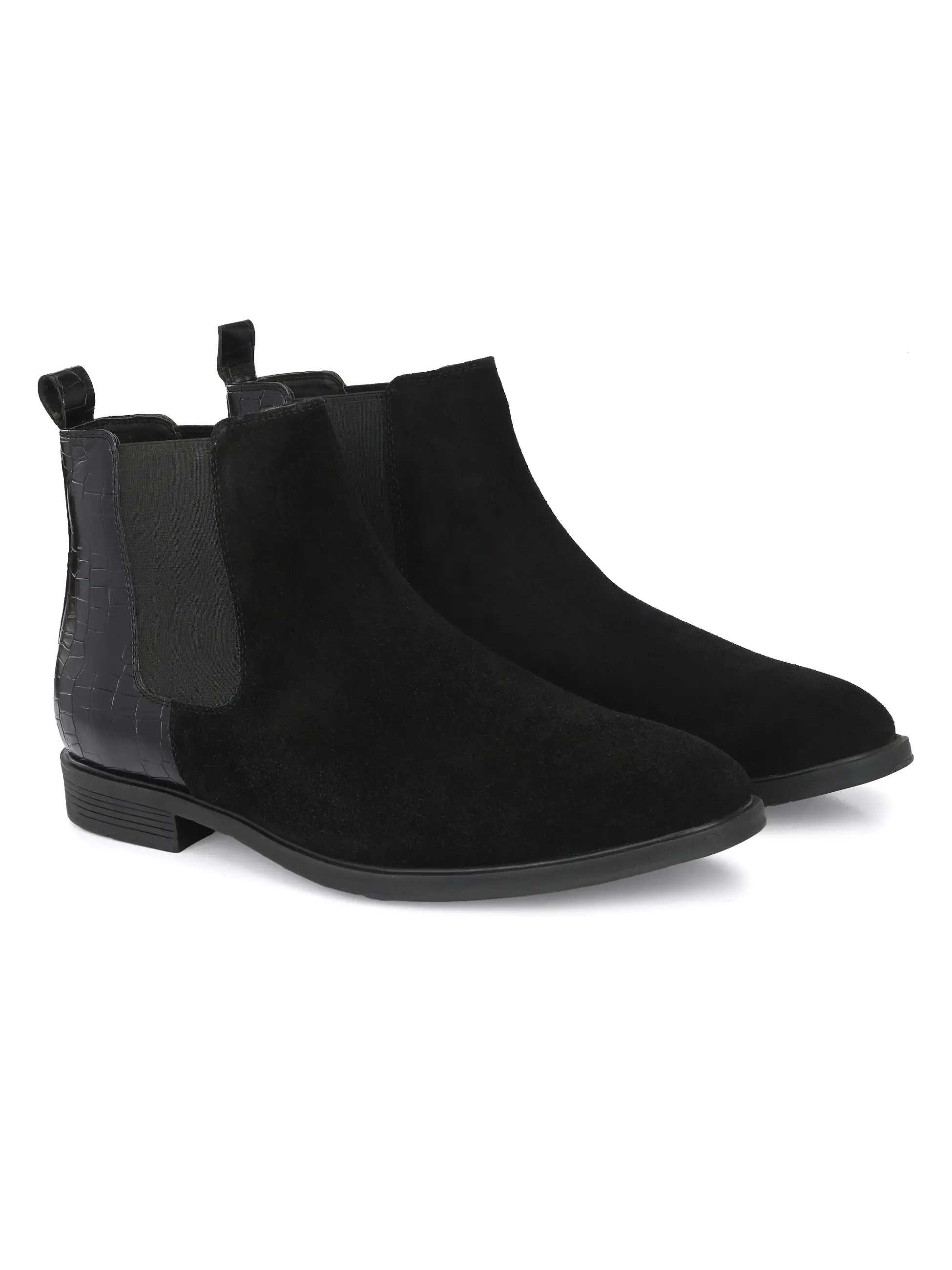 Homme Black Chelsea Boots