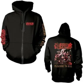 Hoodie - Kreator - Pleasure to Kill - Printed Sleeves - Zip