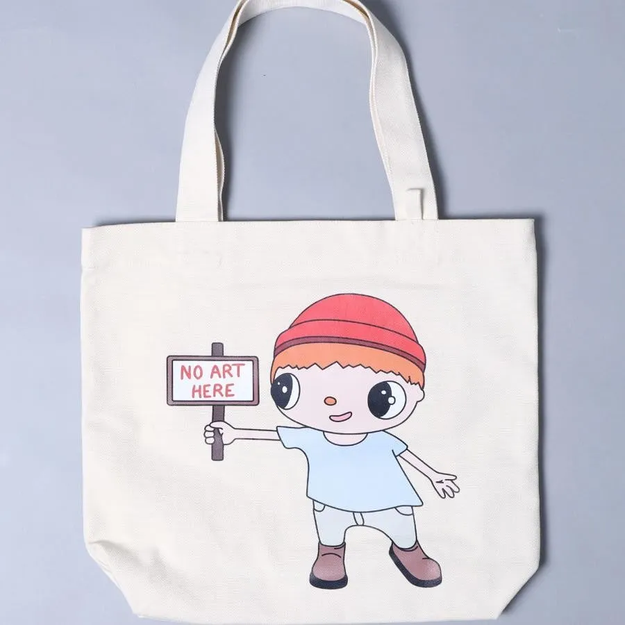 Javier Calleja × 2G TOTE BAG White