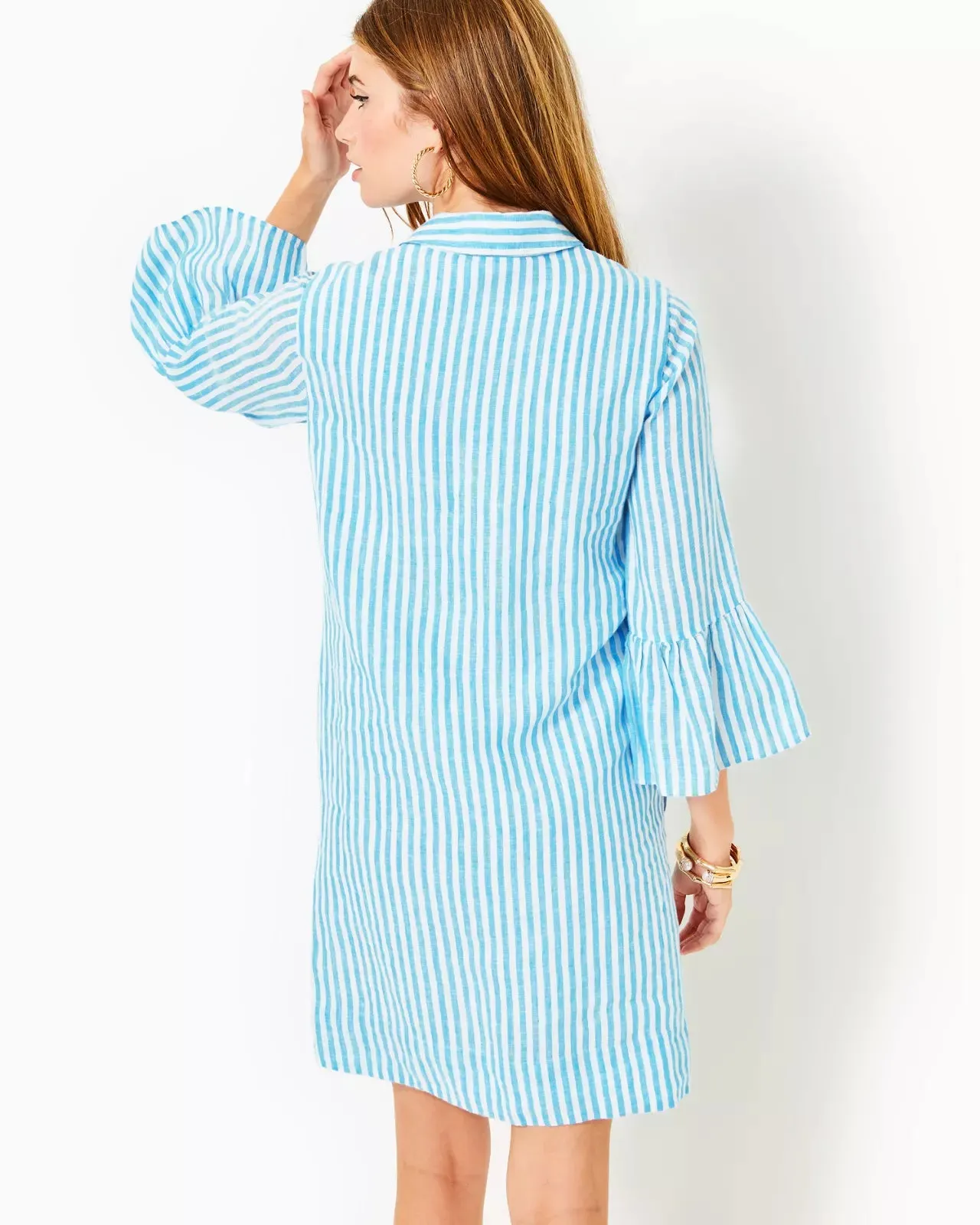 Jazmyn Linen Tunic Dress