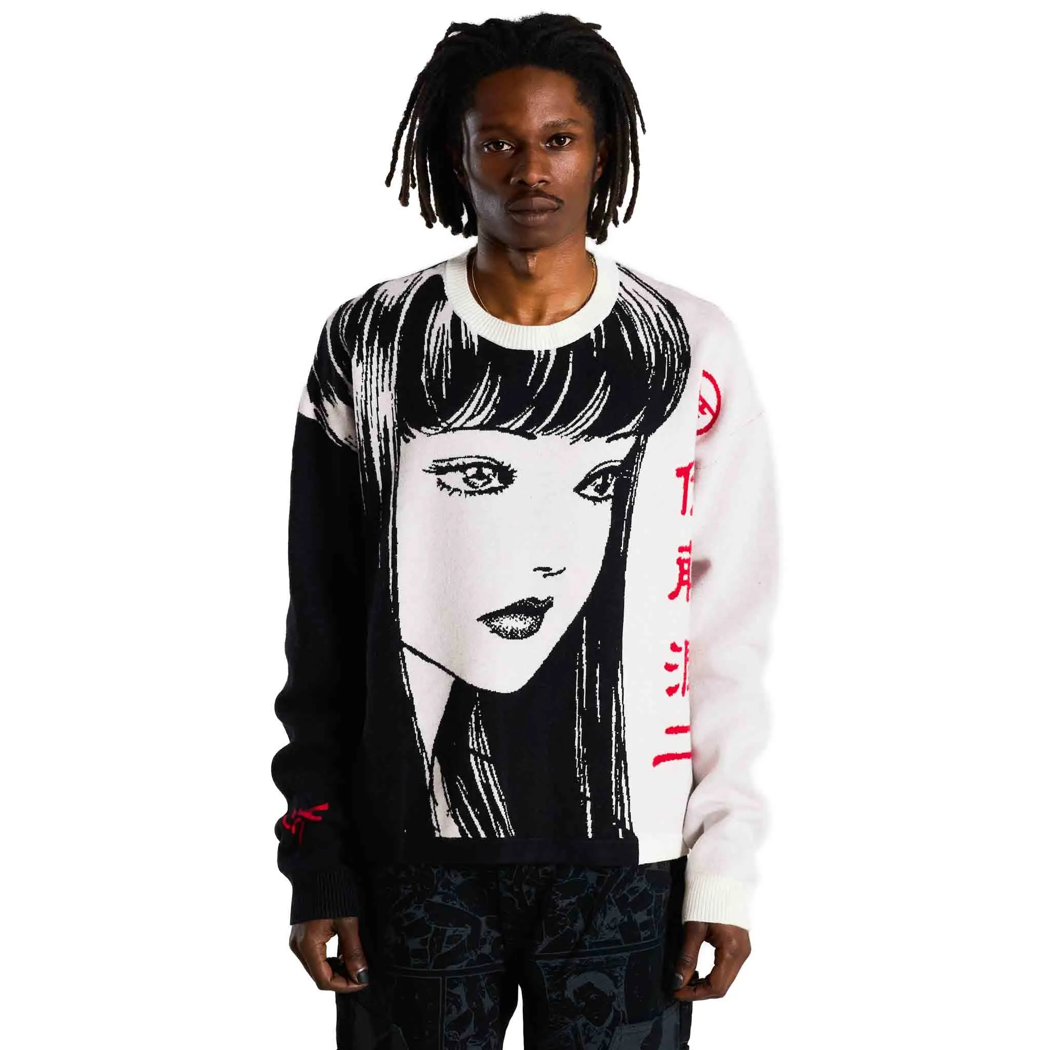 JUNJI ITO TOMIE CROPPED SWEATER (BLACK)