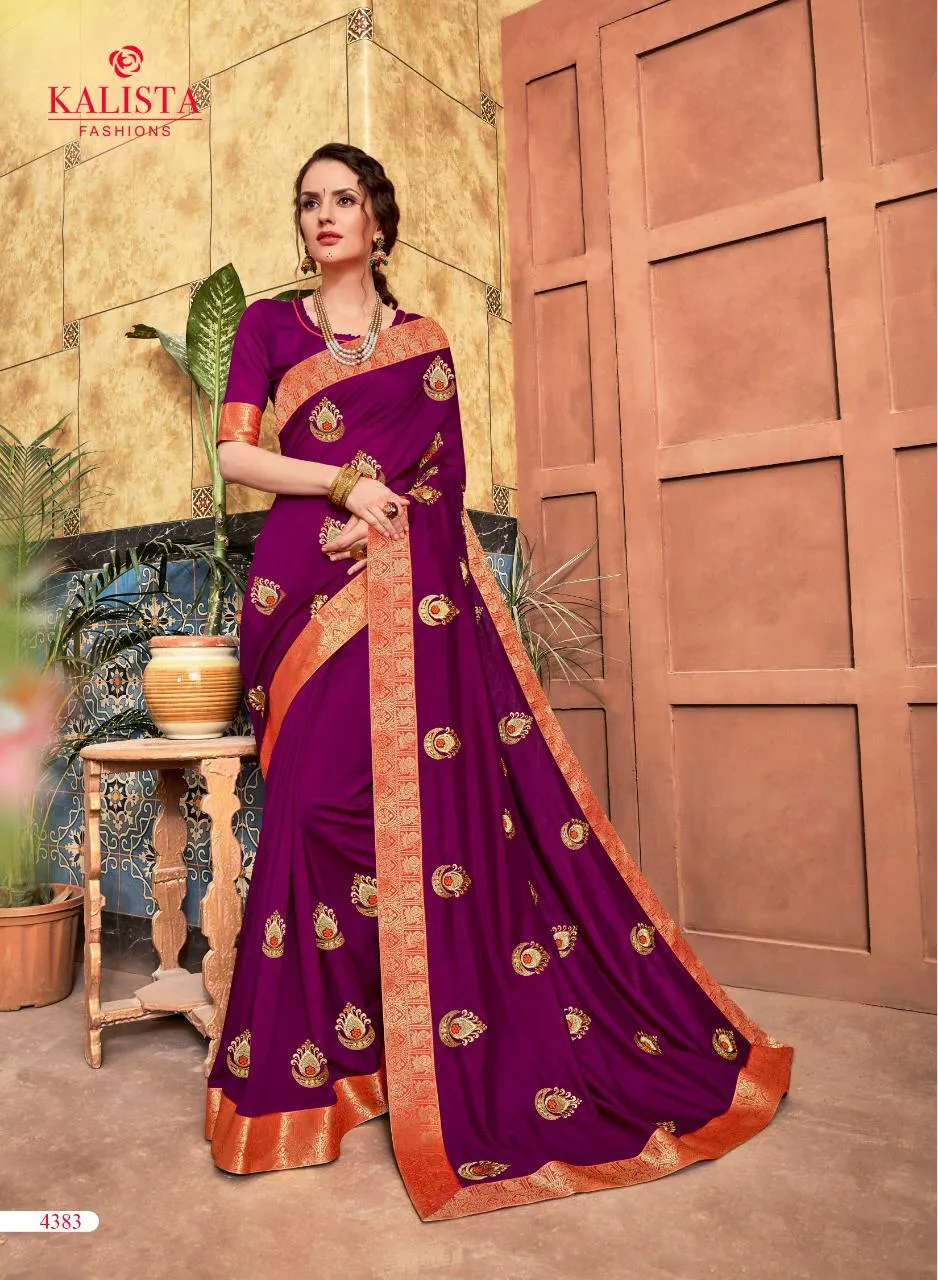 Kalista Fashion Roop Nikhar Designer Cotton Casual Sarees Collection