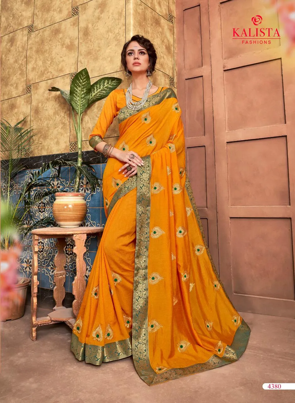 Kalista Fashion Roop Nikhar Designer Cotton Casual Sarees Collection