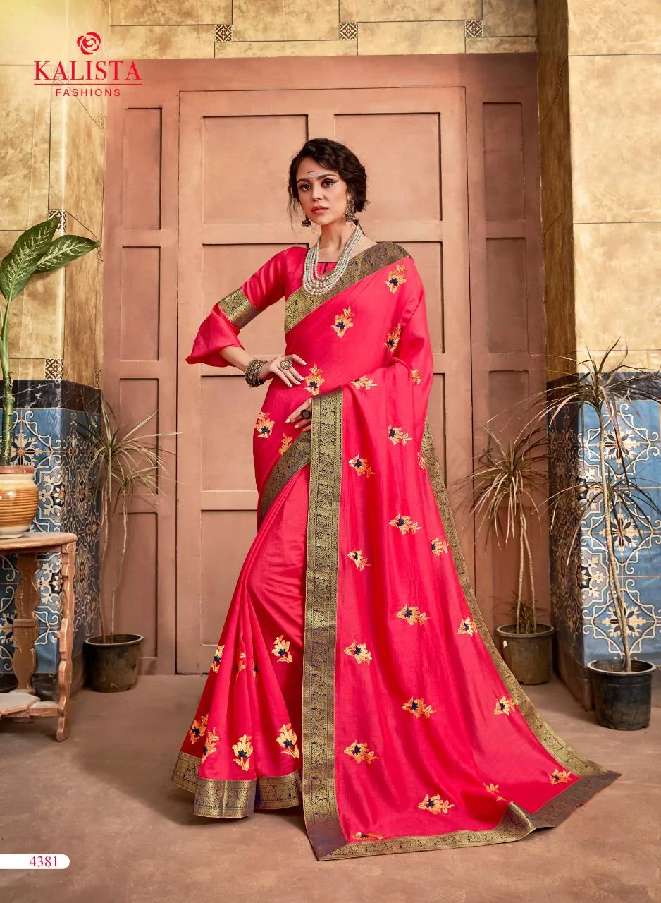 Kalista Fashion Roop Nikhar Designer Cotton Casual Sarees Collection