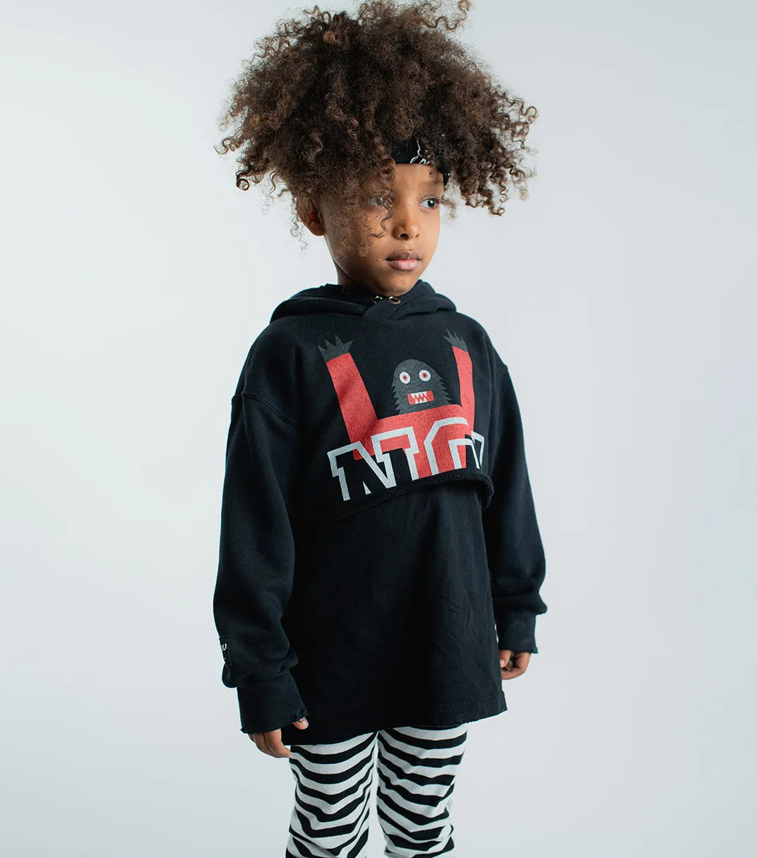 kooky monster mini hoodie