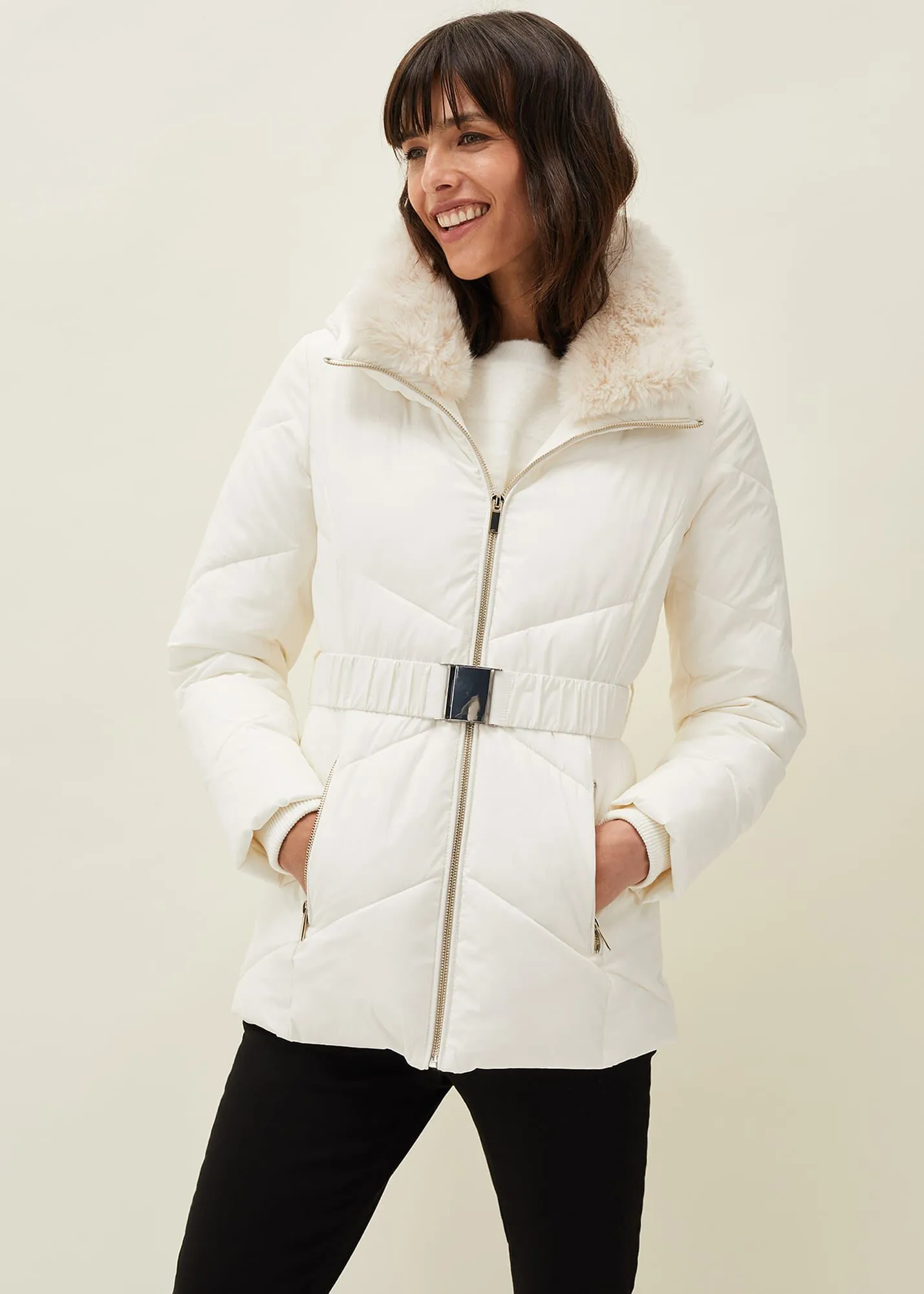 Krissy Short High Shine Puffer Coat