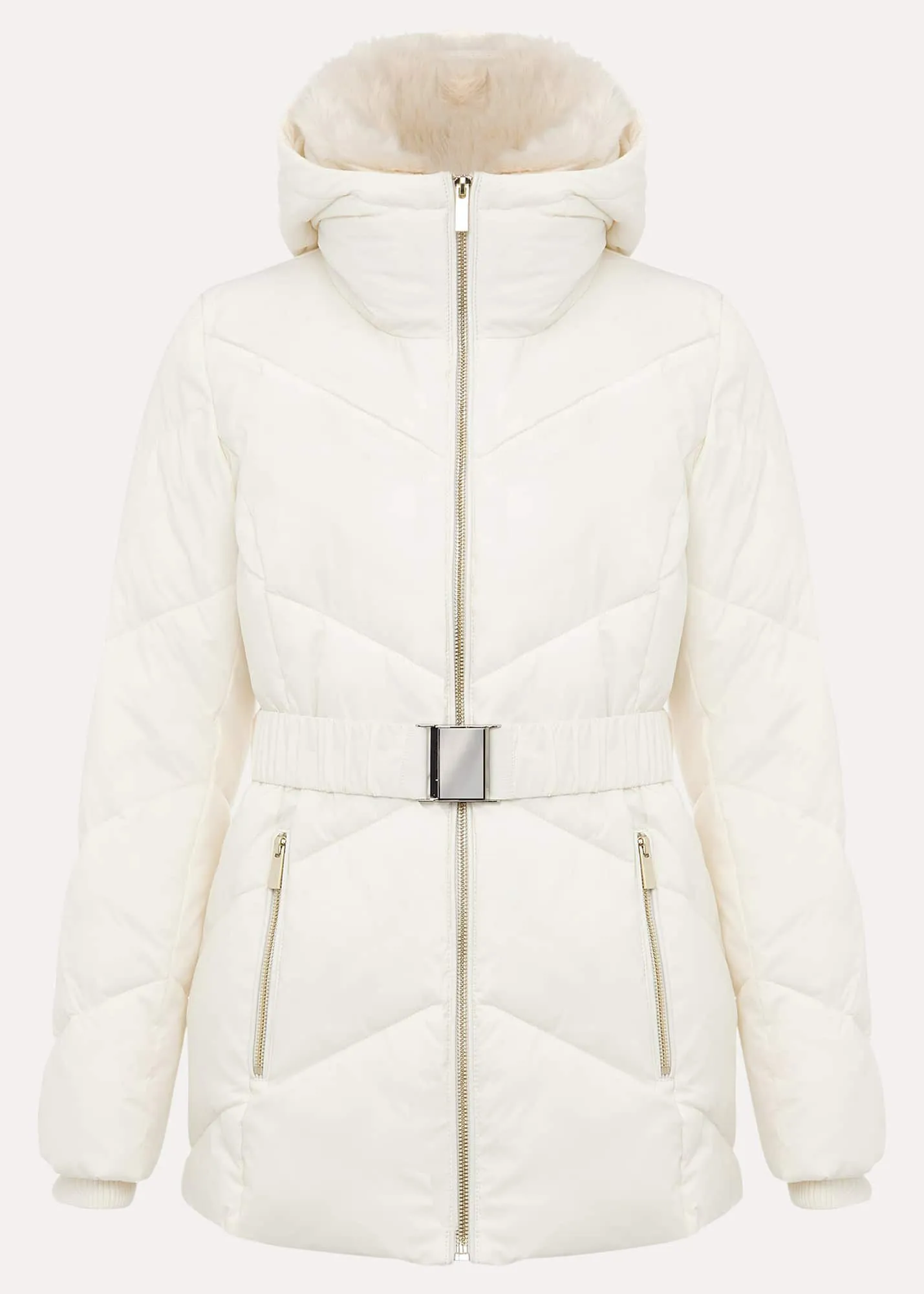 Krissy Short High Shine Puffer Coat