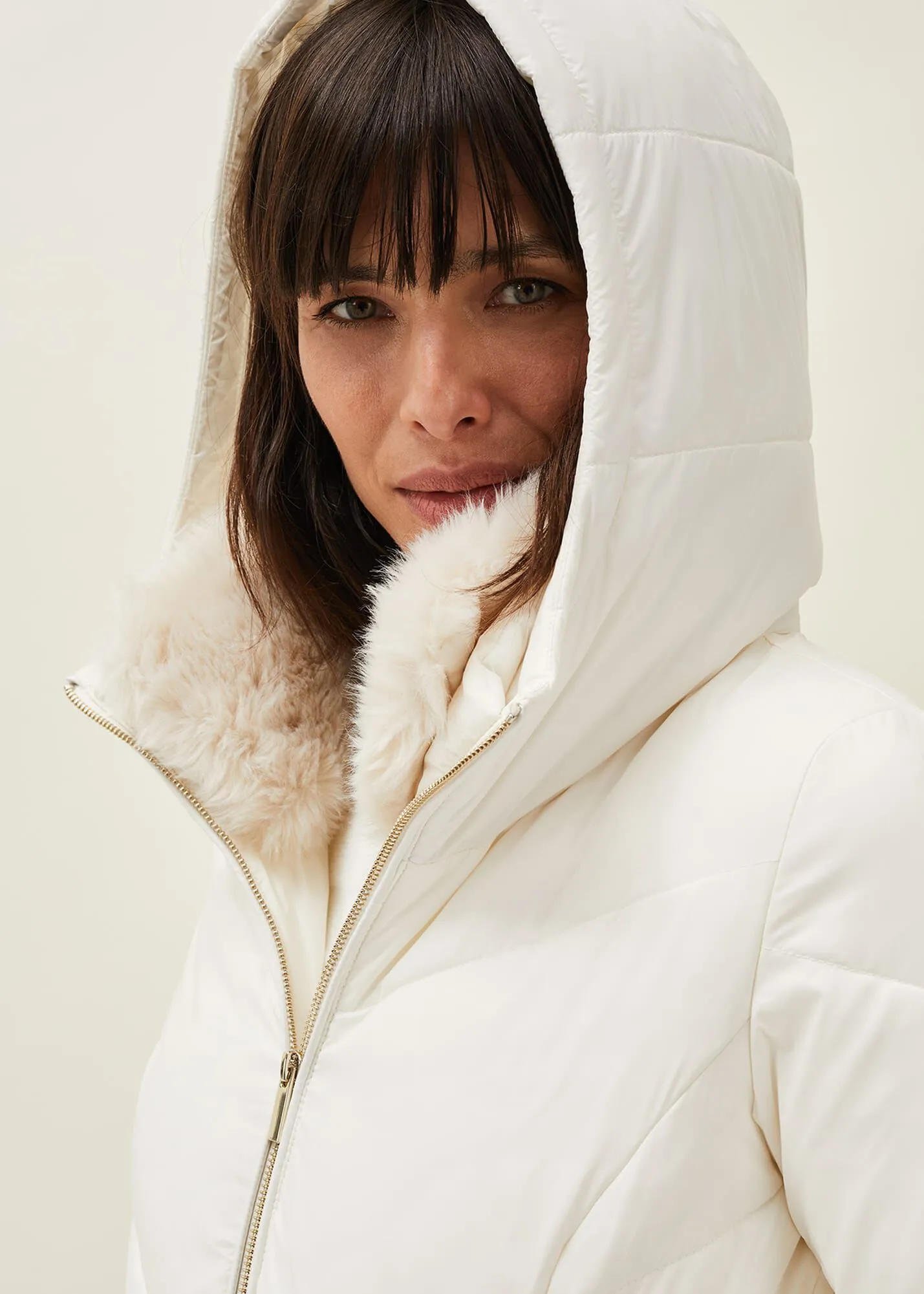 Krissy Short High Shine Puffer Coat