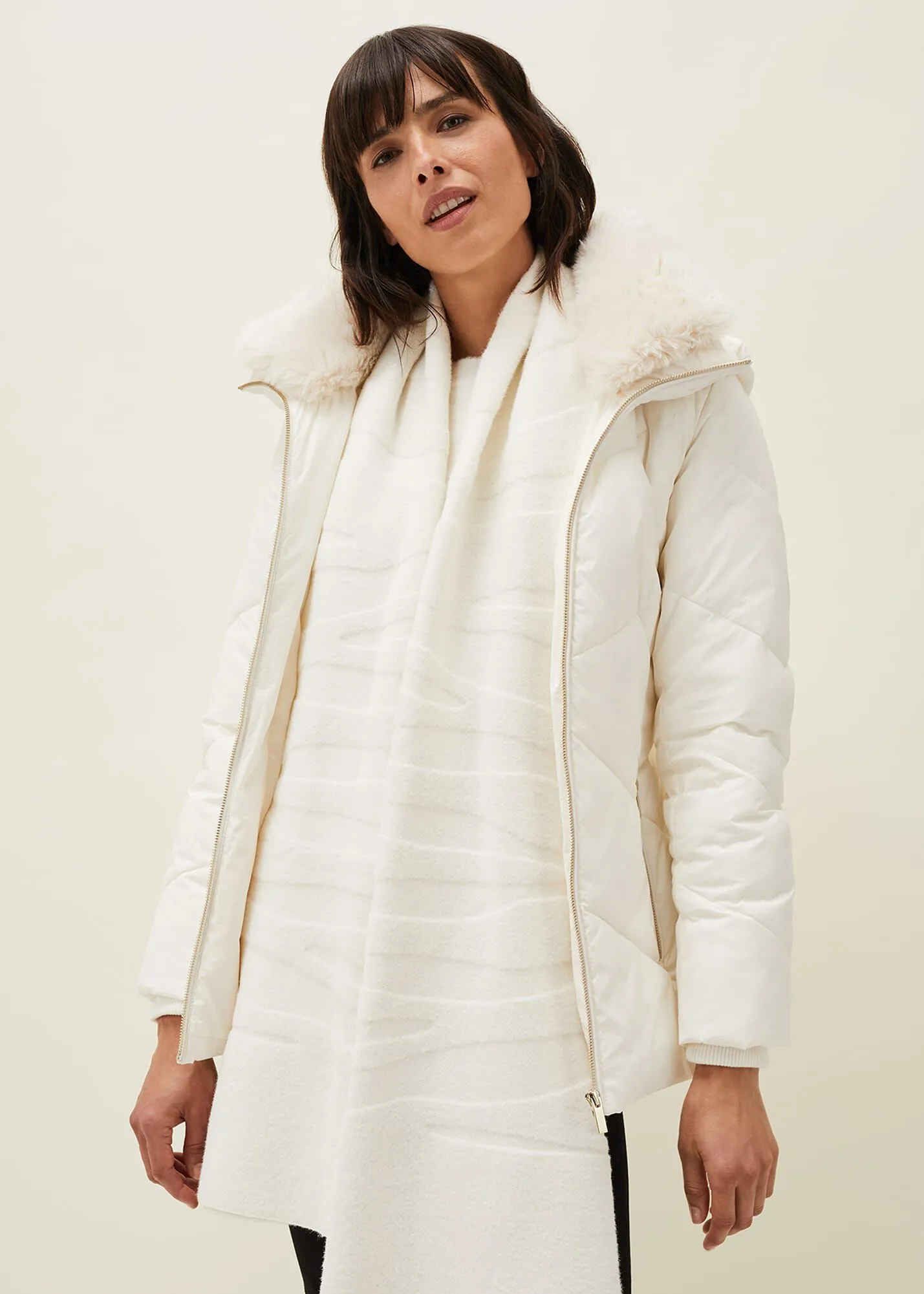 Krissy Short High Shine Puffer Coat