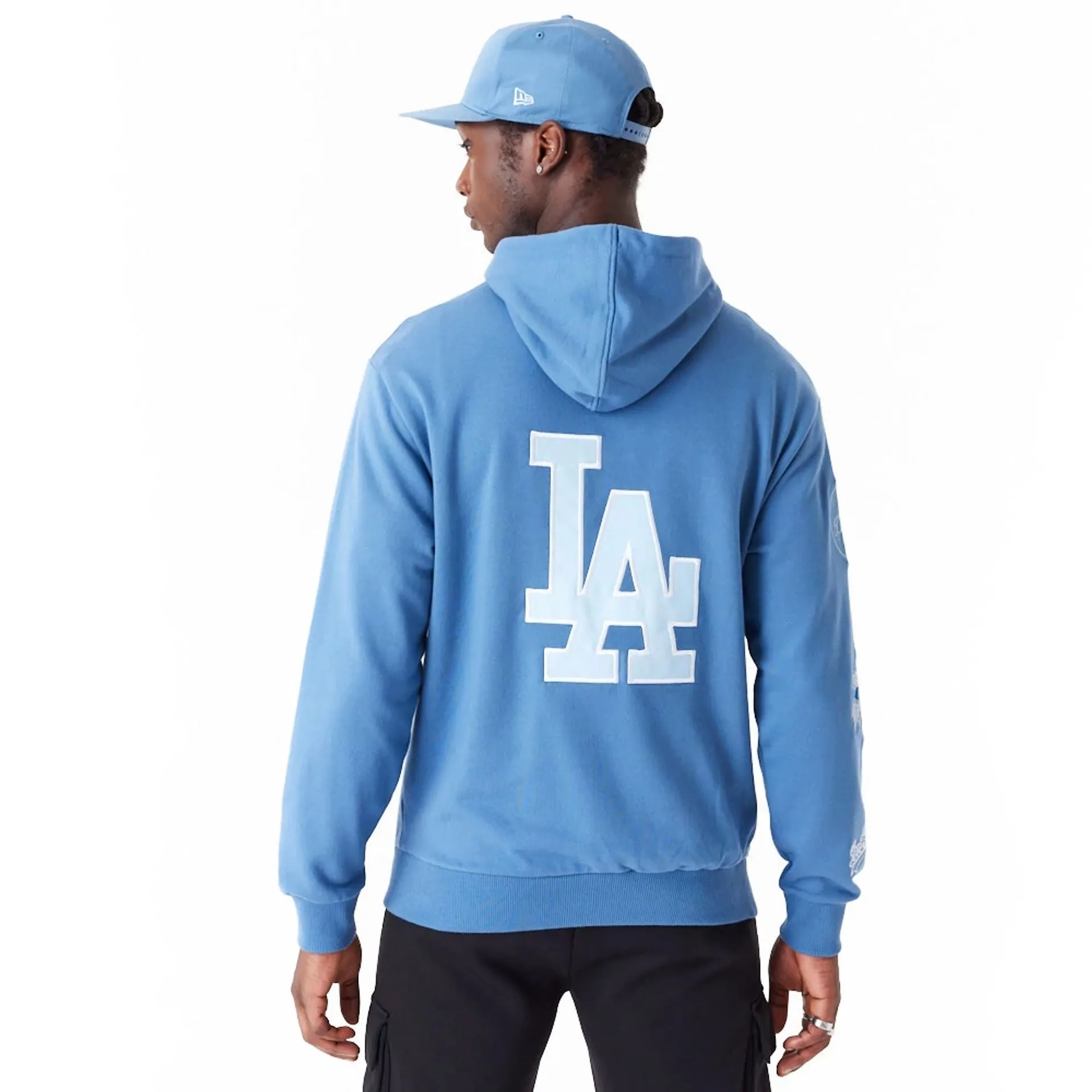 LA Dodgers MLB World Series Blue Oversized Pullover Hoodie