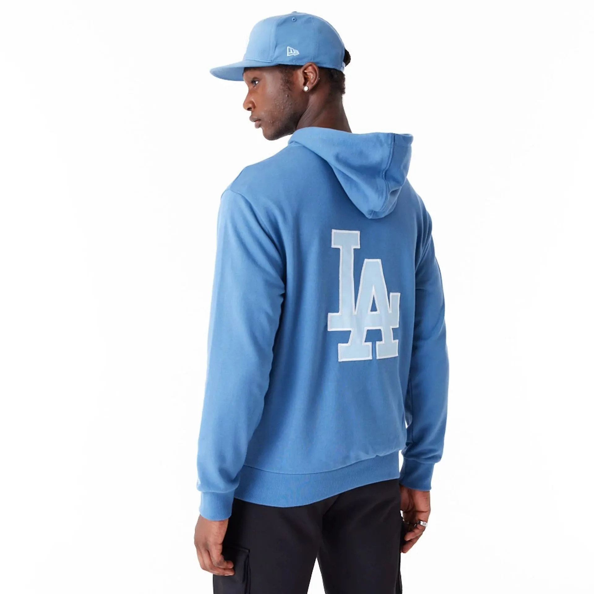 LA Dodgers MLB World Series Blue Oversized Pullover Hoodie