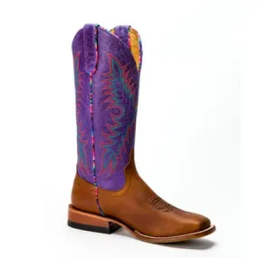 Ladies Macie Bean Brass Purple Sinsation Boots