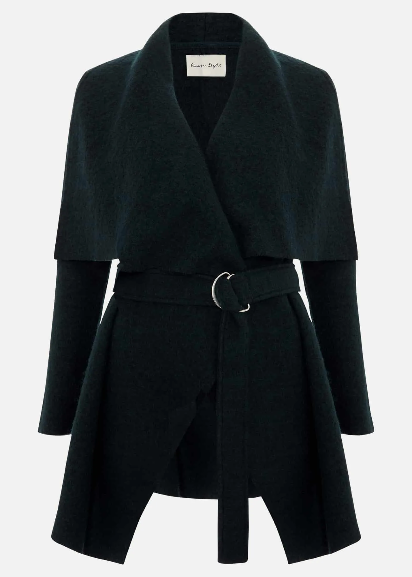 Lana Textured Drape Knit Coat