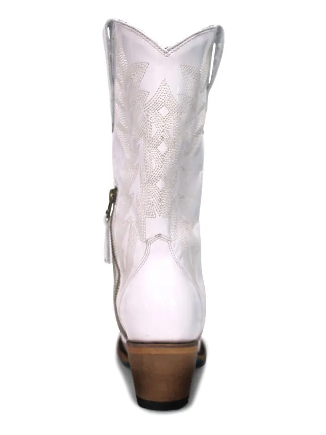 Lane Womens Off The Record White Boots