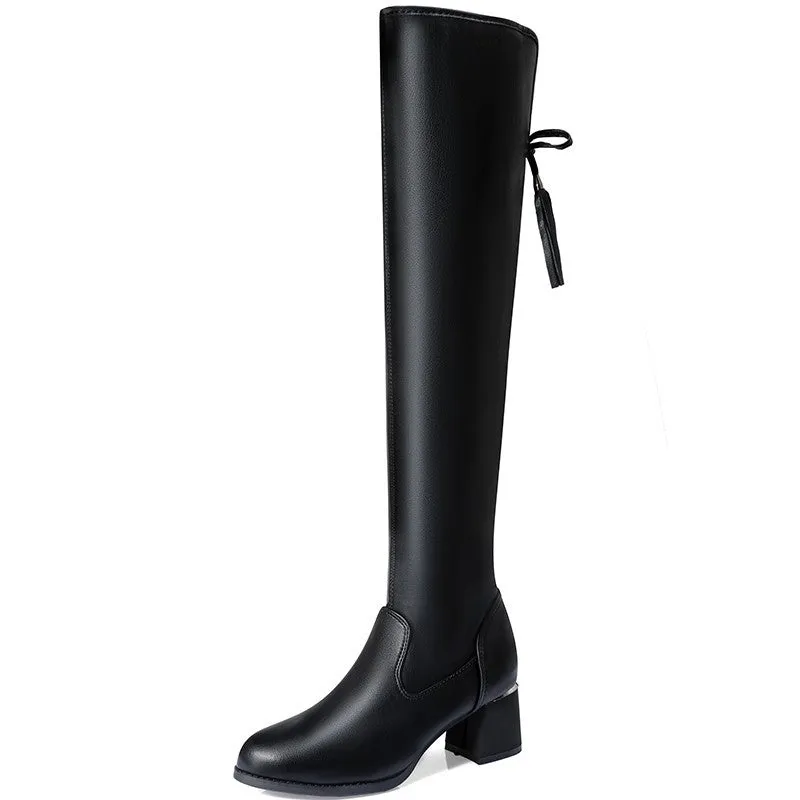 Leather boots: elegance and warmth for winter