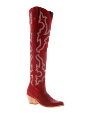 Liberty Black Womens Alyssa Vegas Rojo Boots