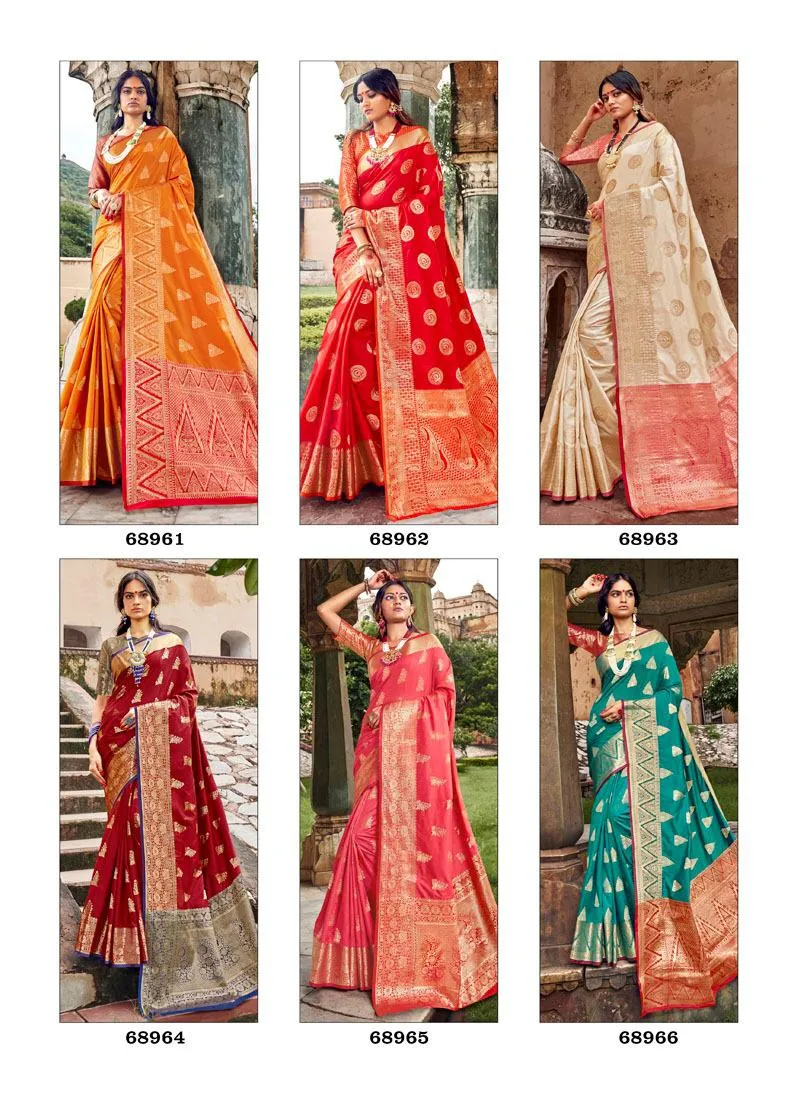 Lifestyle Presents Aashirwad Vol 3 Silk Banarasi Stylish Designer Sarees