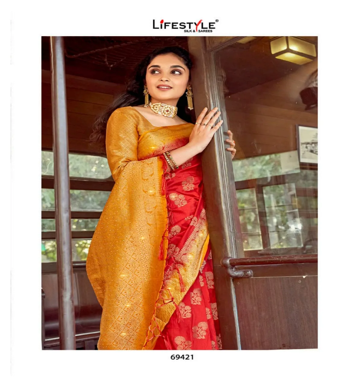 Lifestyle Sarees Launched Hastkala Vol 5 Nylon Silk Fancy Designer Sarees