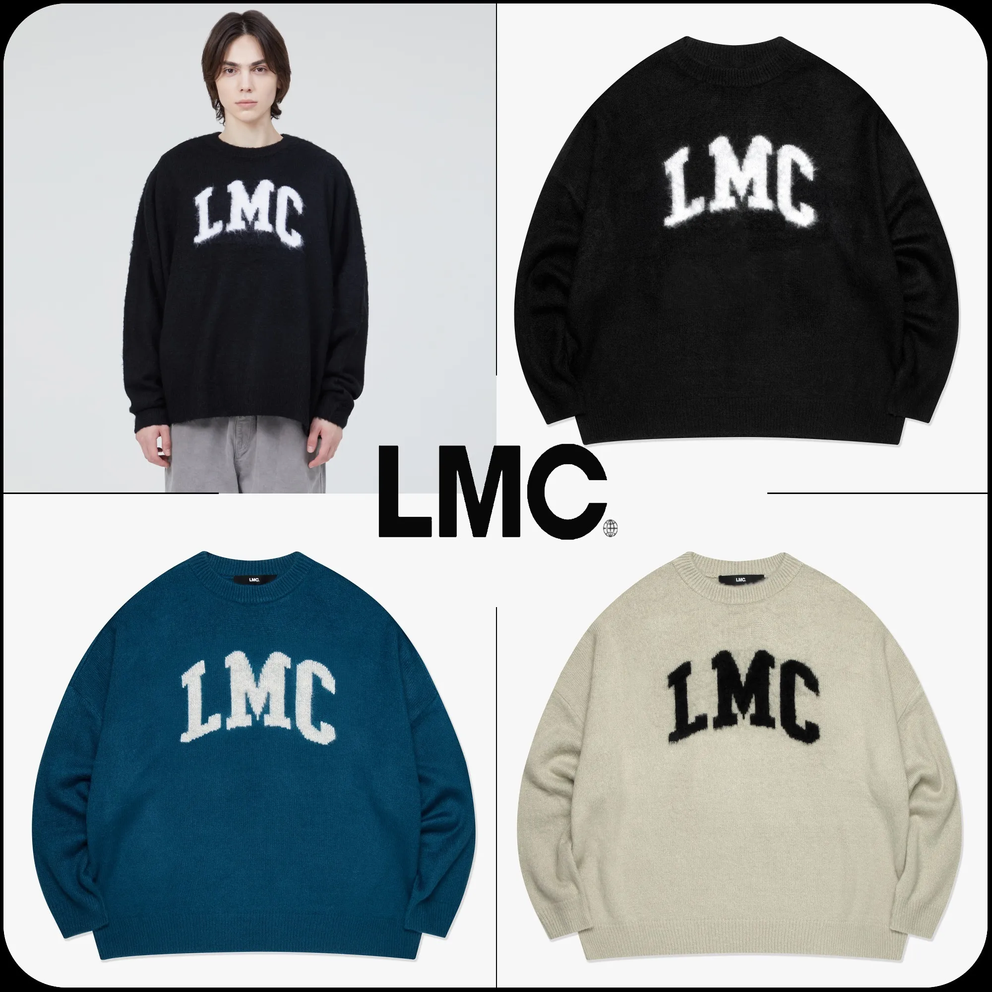 LMC  |[ LMC ]★LMC BRUSHED ARCH KNIT SWEATER