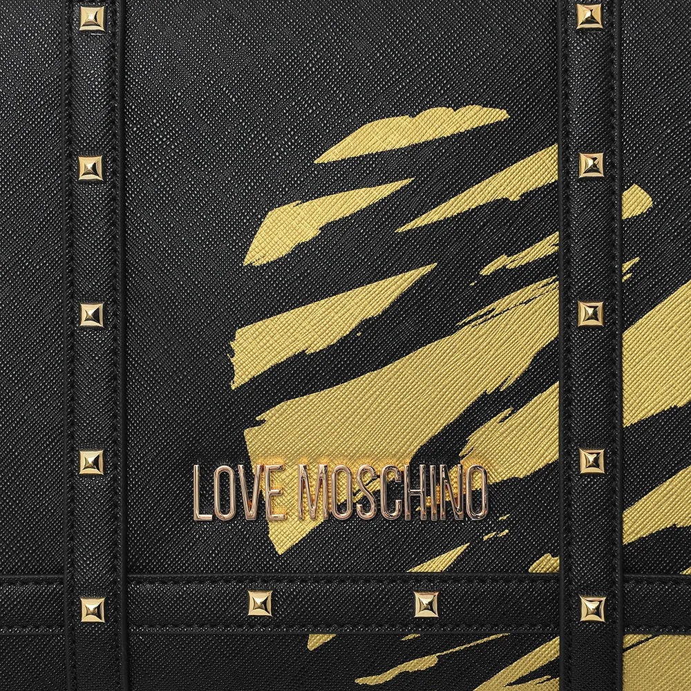 Love Moschino Womens Stud Detail Tote Bag in Multi