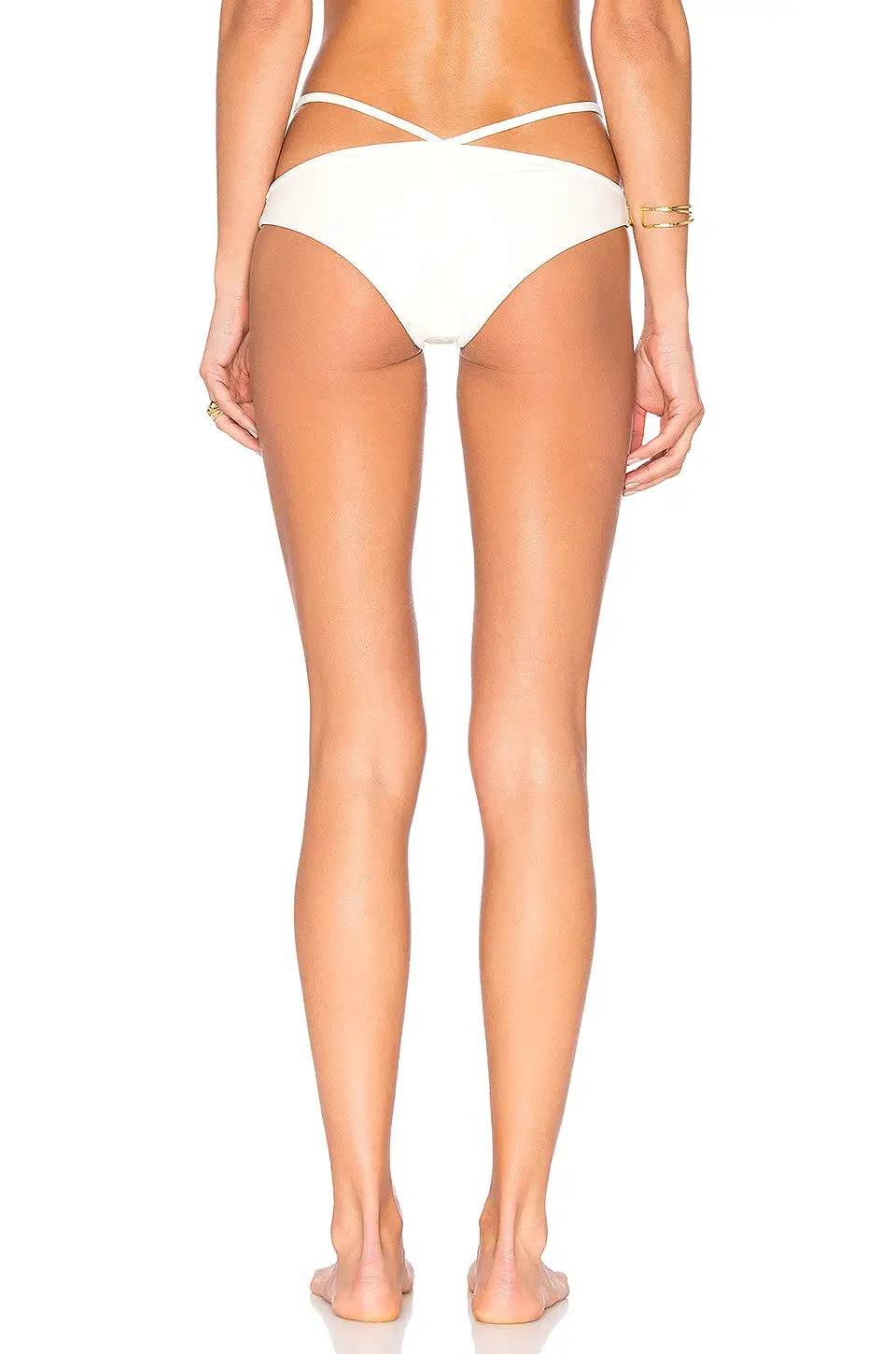 Lovers + Friends Jet Setting Swim Bottom Ivory