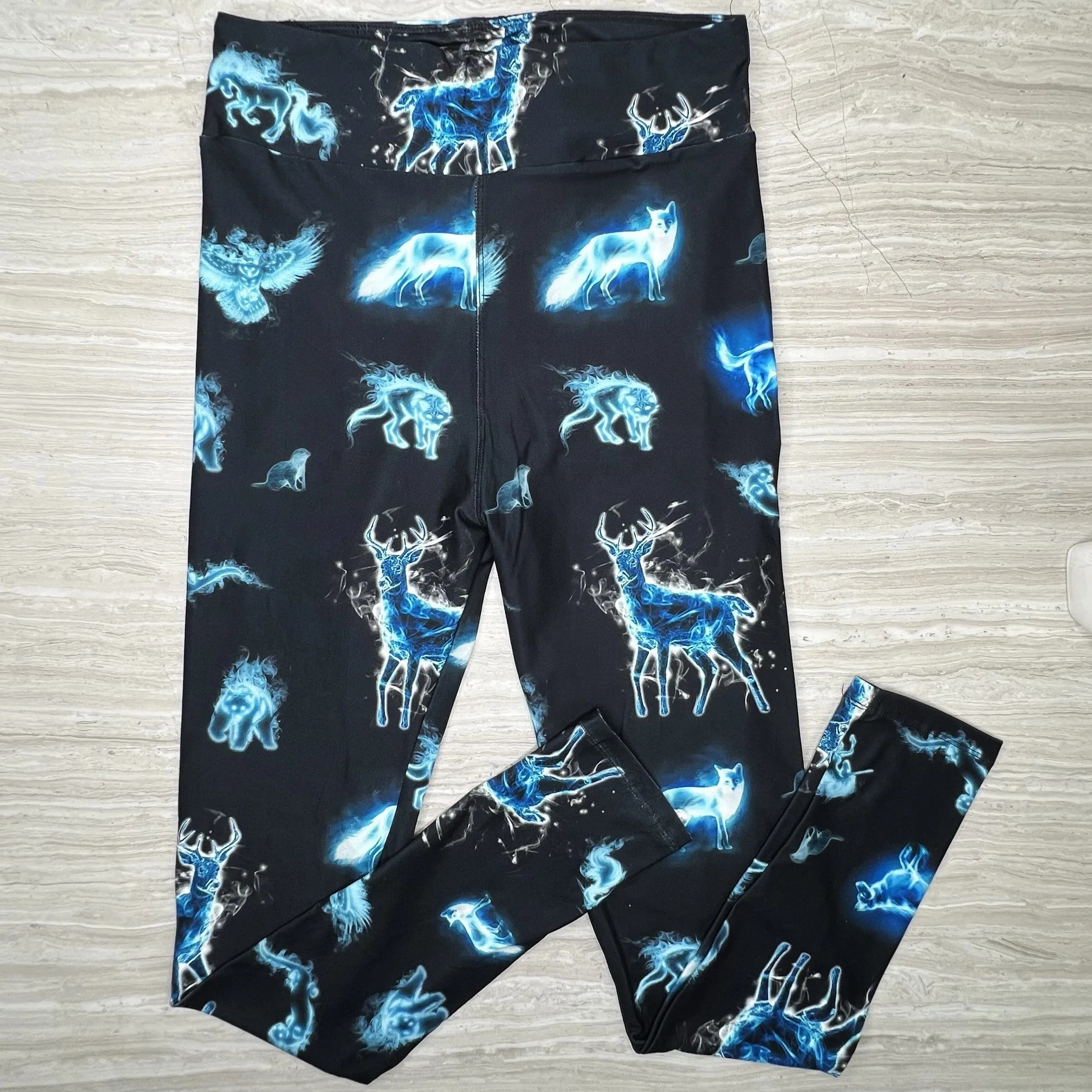 Magic Patronus Print Soft Leggings