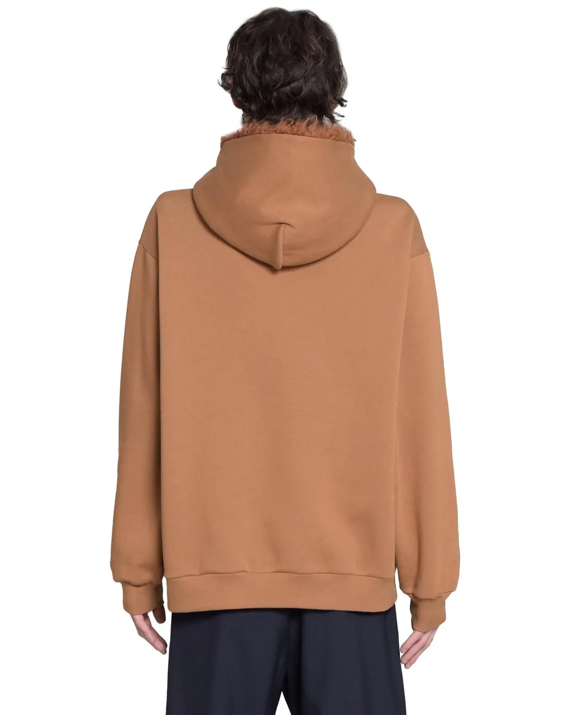 Marni Hooded Sweatshirt Earth of Siena