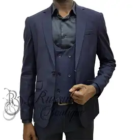 Men's 3-piece business Suit | Navy Blue