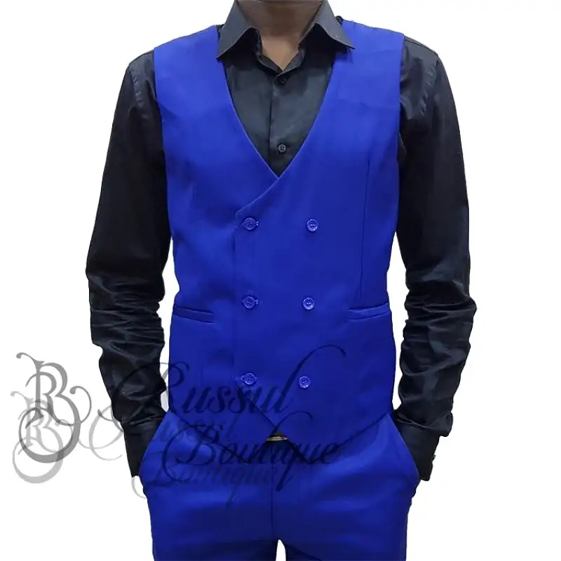 Men's 3-piece business Suit | Royal blue