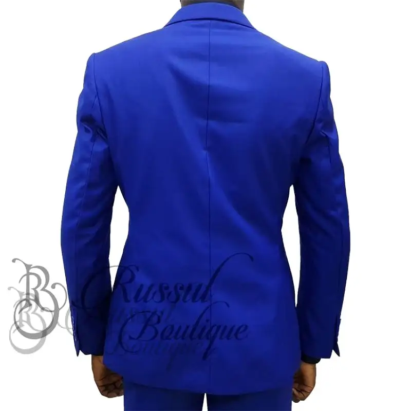 Men's 3-piece business Suit | Royal blue