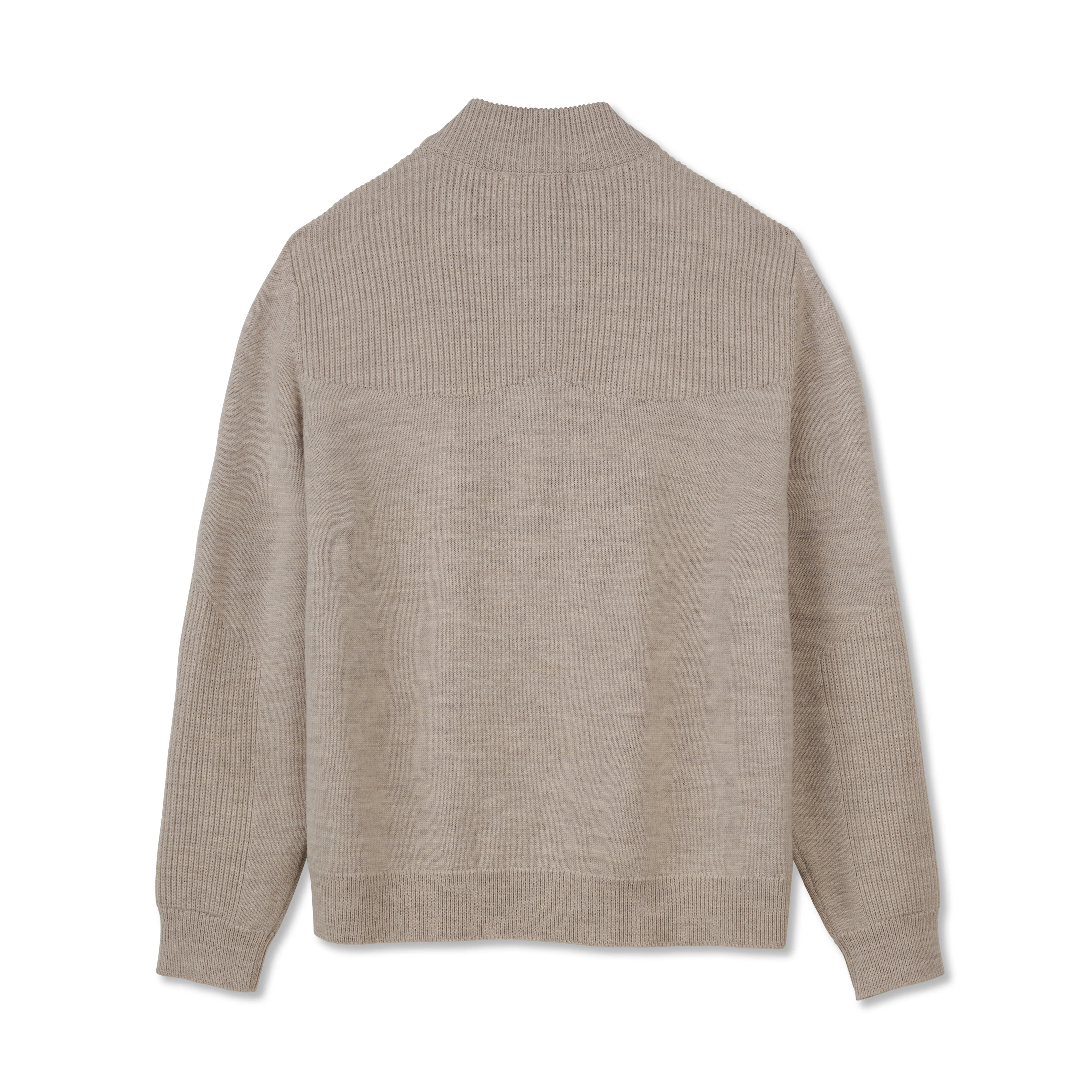 Men's Merino Wool Quarter Zip Sweater