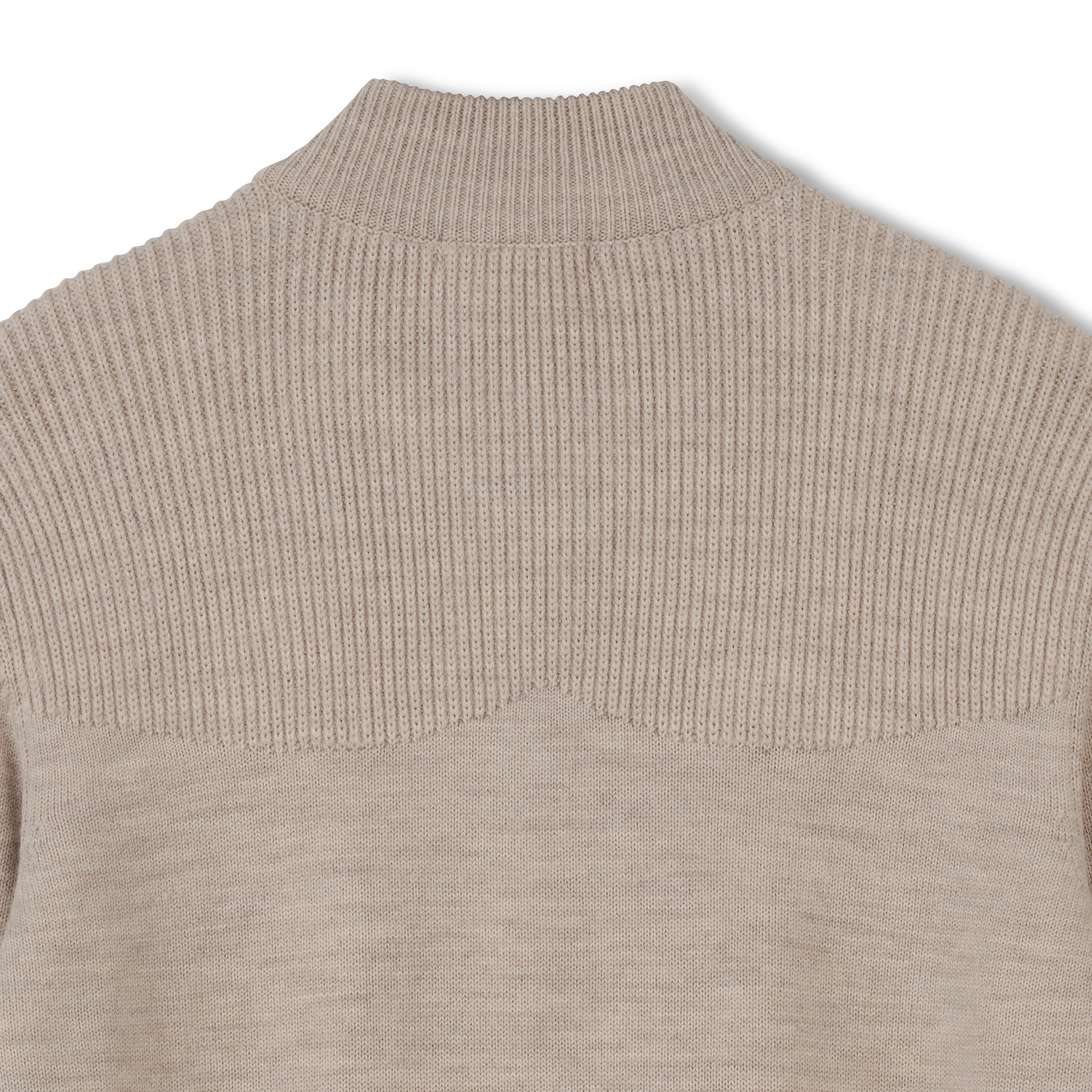 Men's Merino Wool Quarter Zip Sweater