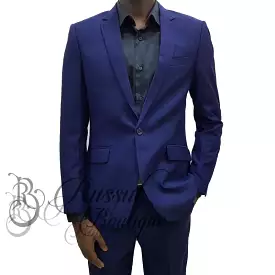 Men's Suit With Single Button | Navy Blue