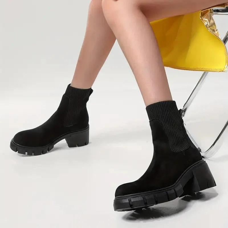 Modern and comfortable sock boots for a trendy style 