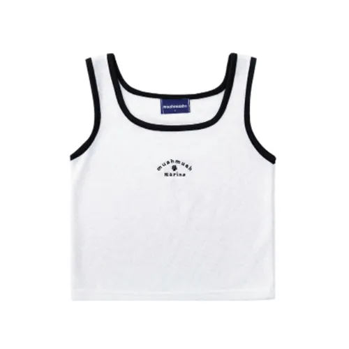 muahmuah  |Sleeveless Street Style Logo Tanks & Camisoles