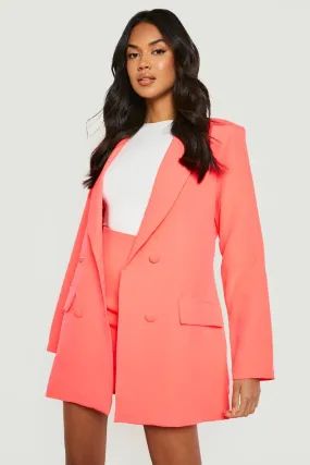 Neon Relaxed Fit Tailored Blazer