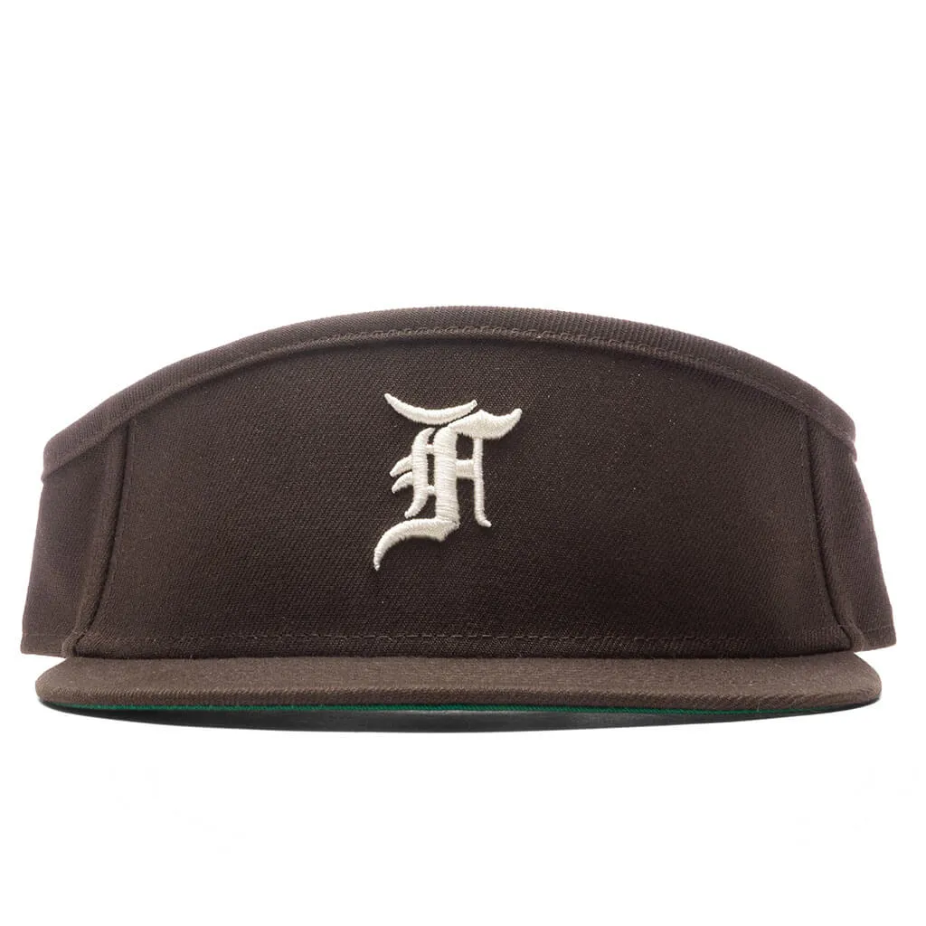 New Era x Fear of God Essentials Fitted Visor Detroit Tigers - Walnut