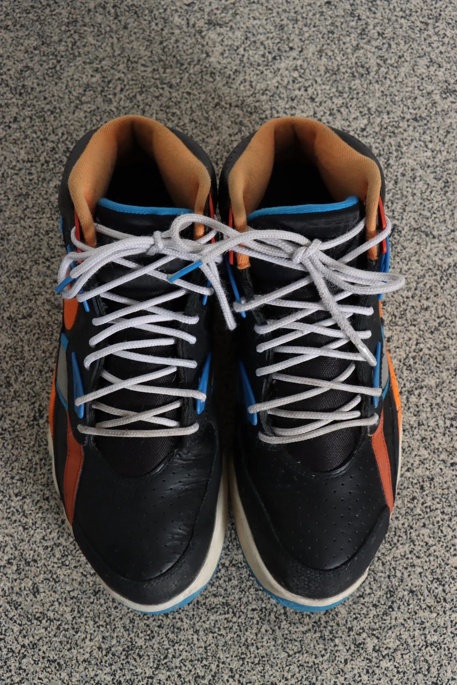 Nike Air Trainer SC High Black Blue Orange Sneaker (9.5)