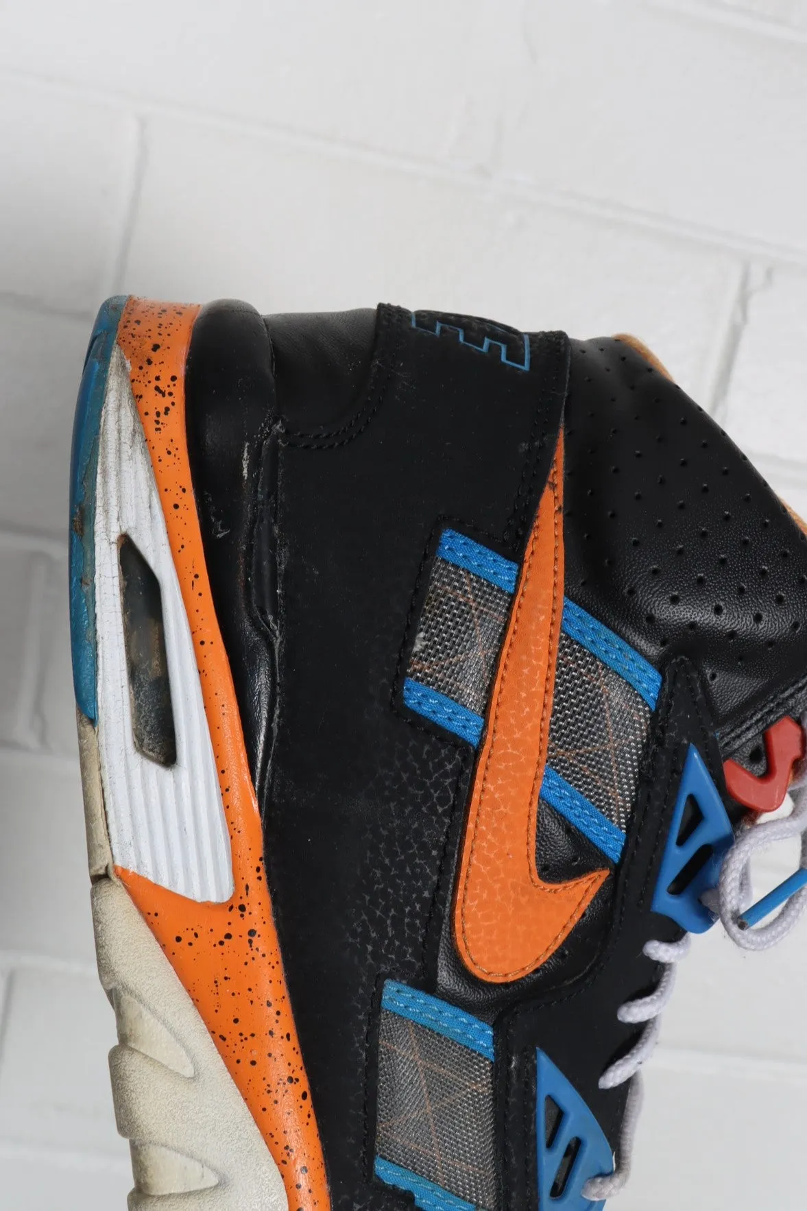 Nike Air Trainer SC High Black Blue Orange Sneaker (9.5)