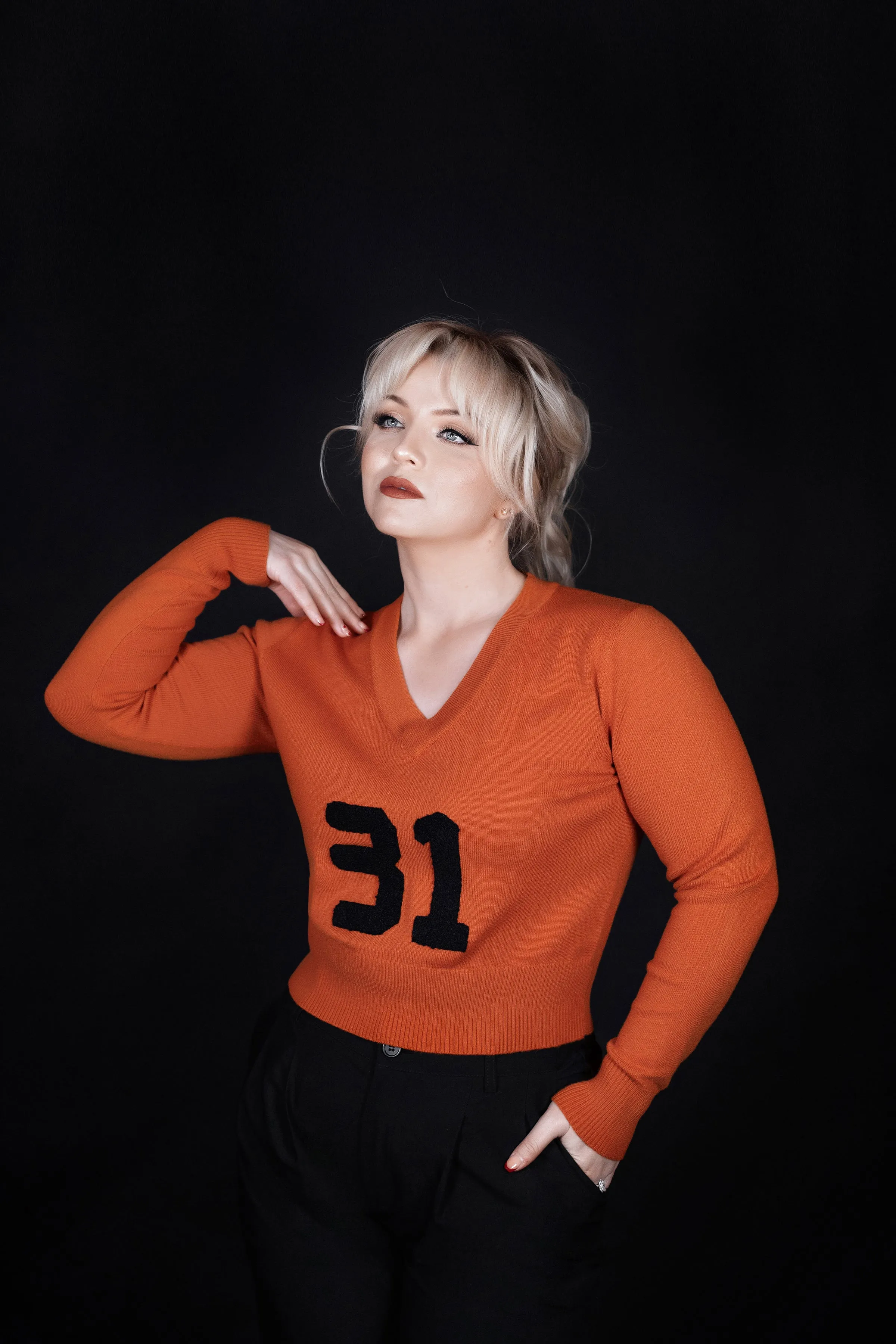 Orange 31 Varsity Sweater