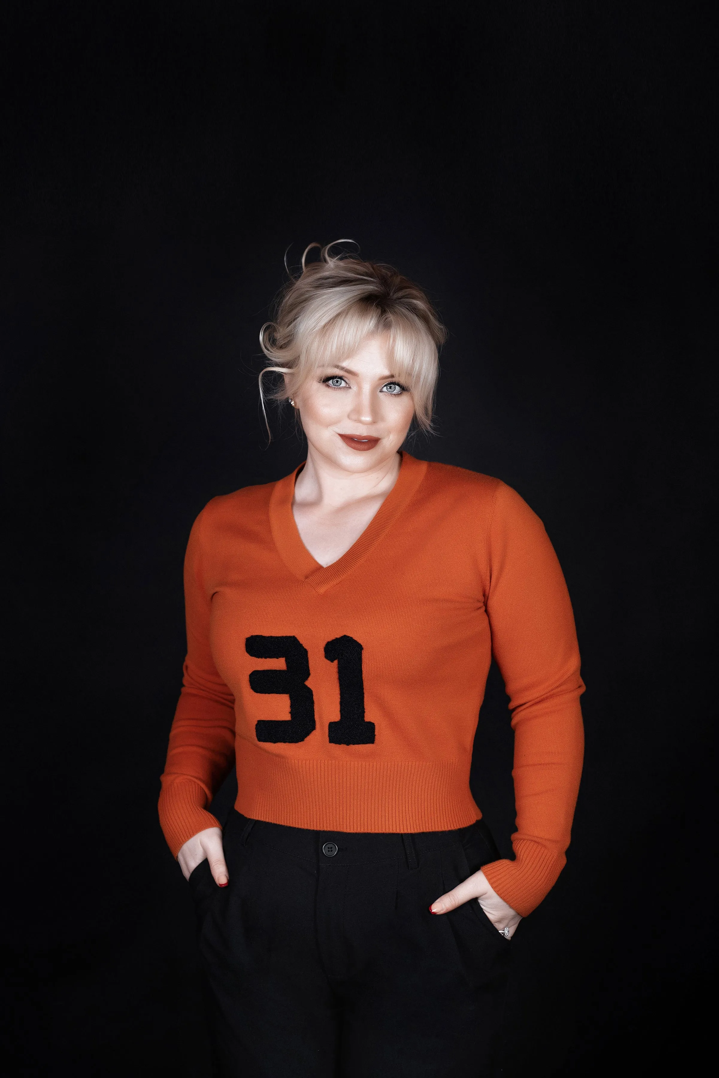 Orange 31 Varsity Sweater