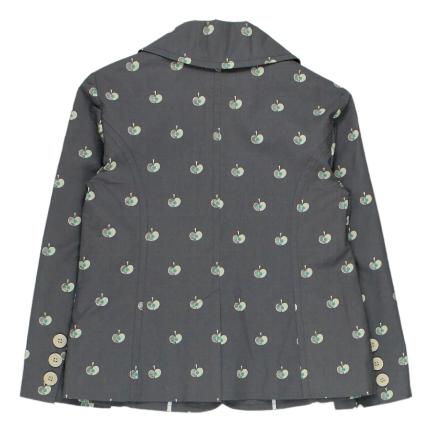 Orla Kiely Grey Apricot Dot Blazer