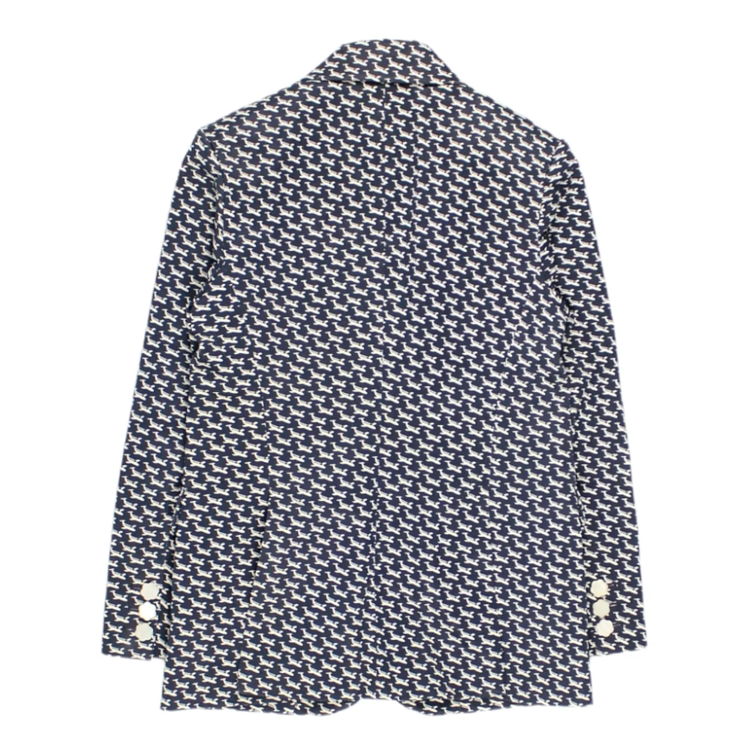 Orla Kiely Navy Aeroplane Print Blazer