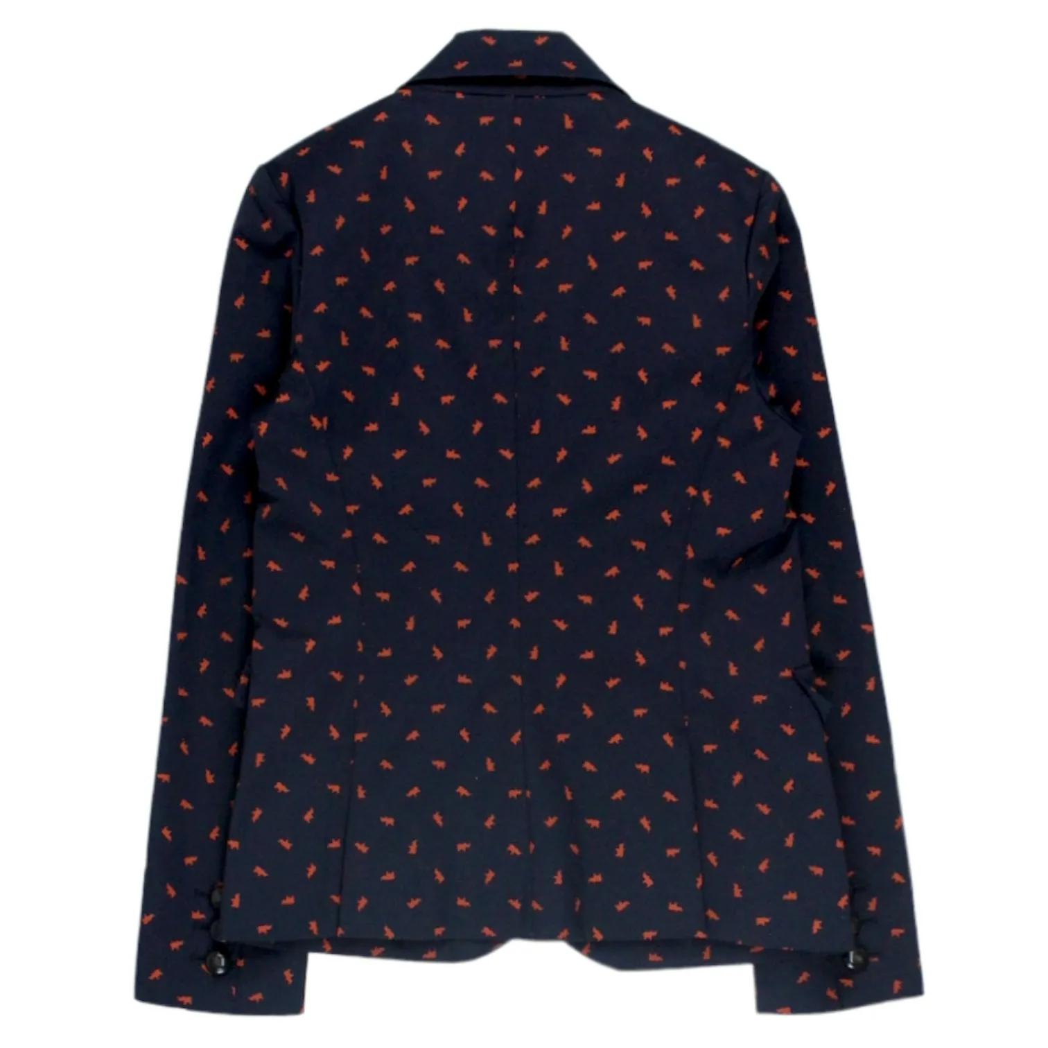 Orla Kiely Navy Rhino Print Blazer