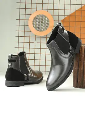 Pascal Black Ankle Boots