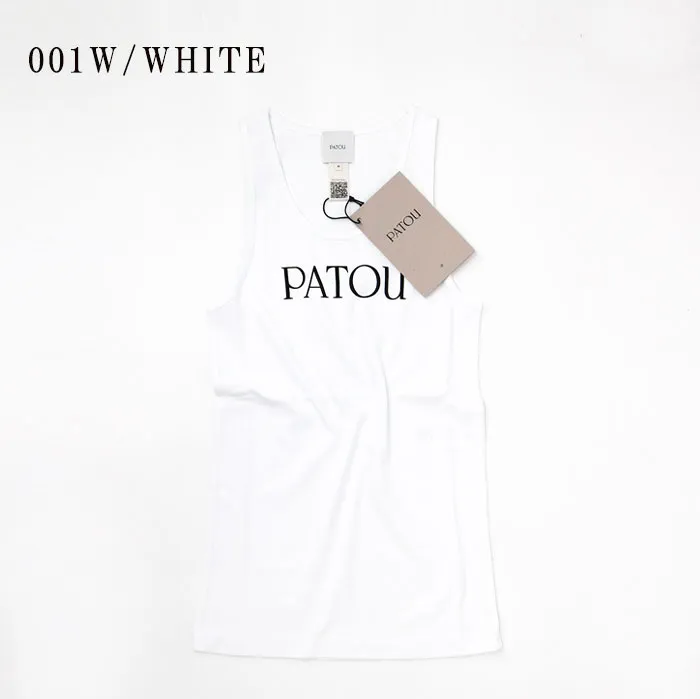 PATOU  |Crew Neck Street Style Cotton Logo Tanks & Camisoles