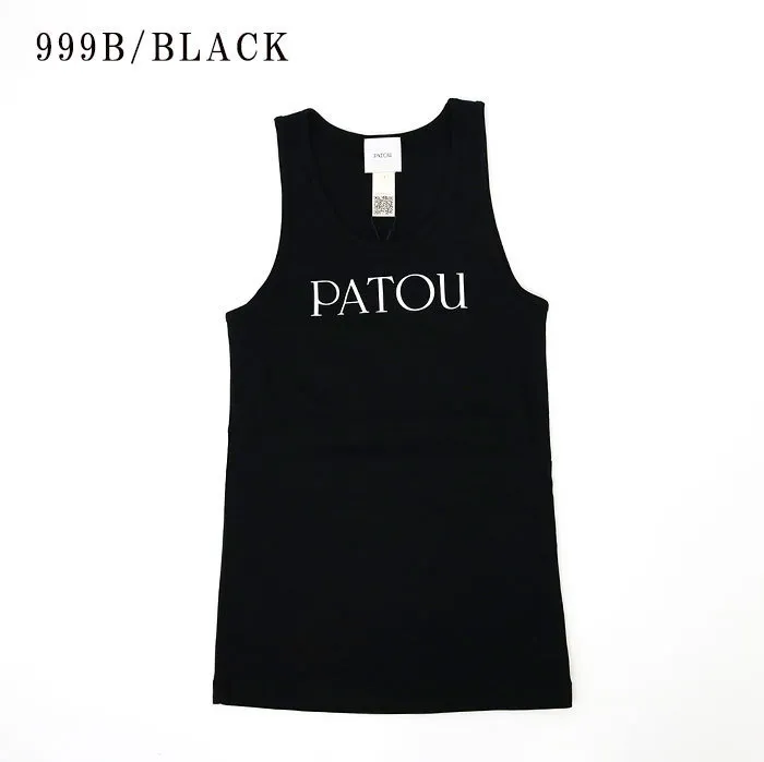 PATOU  |Crew Neck Street Style Cotton Logo Tanks & Camisoles