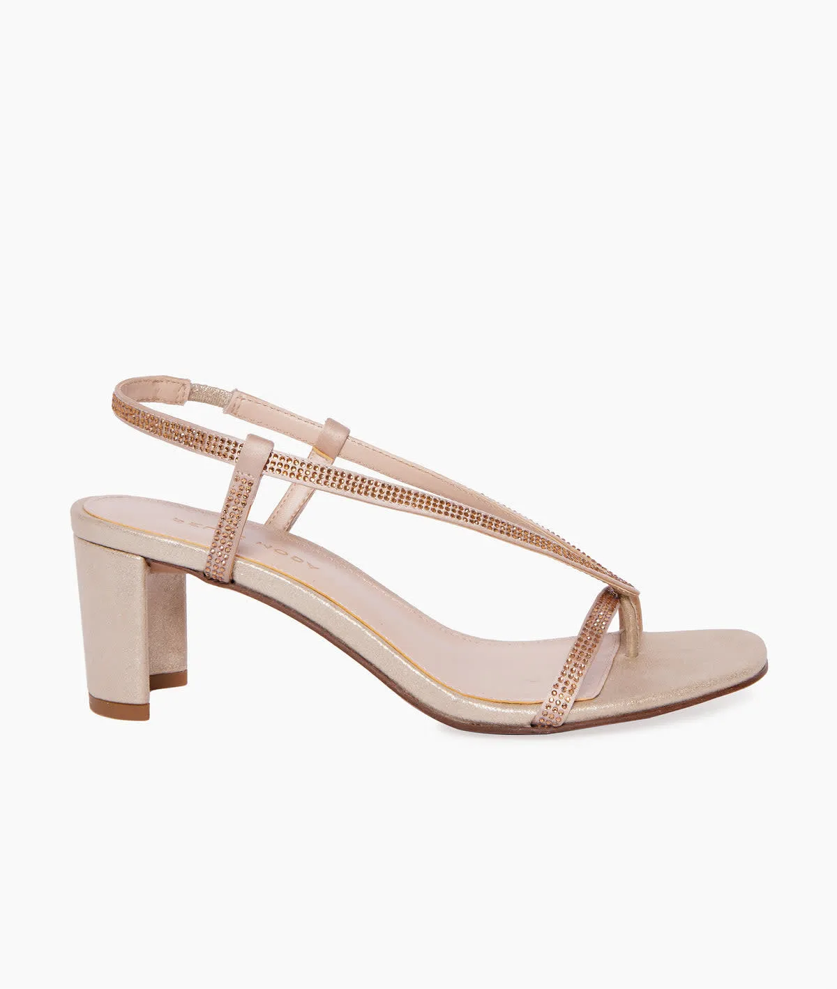 Pelle Moda  Francis 2 Low Heeled Thong Toe Sandal