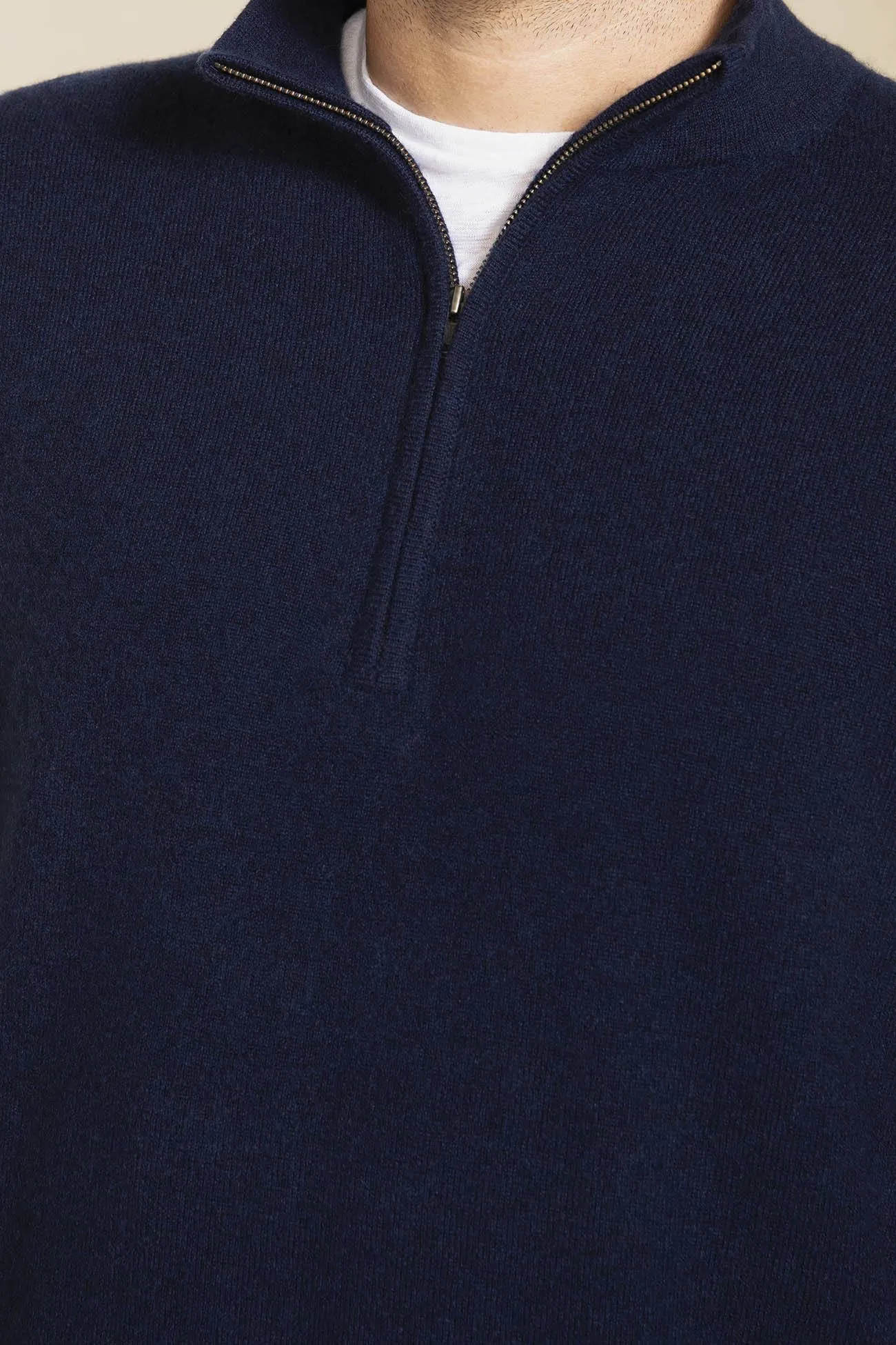 PHILLIP QUARTER-ZIP CASHMERE SWEATER