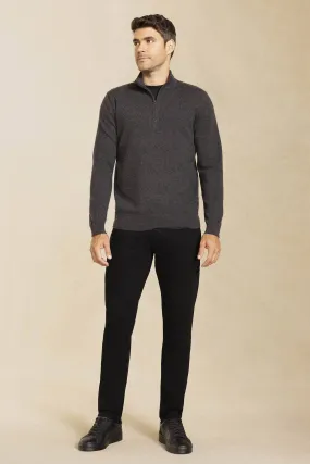 PHILLIP QUARTER-ZIP CASHMERE SWEATER